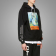 Custom-Fleece-Crop-Top-Hoodie-Black-Drawstring