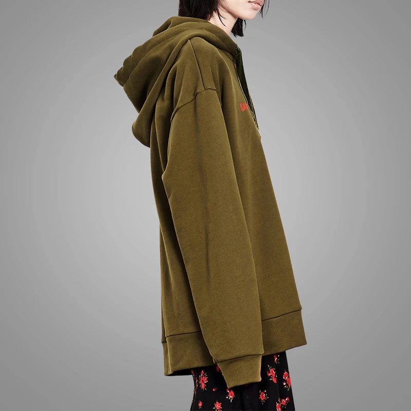 Plain Oversized Hoodie High Quality Fleece Hoodie Streetwear Pullover Blank Custom Women Apparel 7