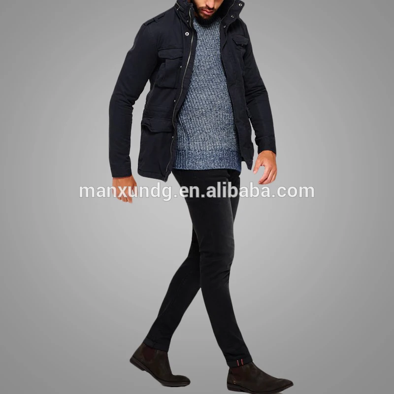 2018 Hot Sell Wholesale Mens Clothing Fashion Men Field Jacket Custom Jackette For Men High Quality Apparel 5
