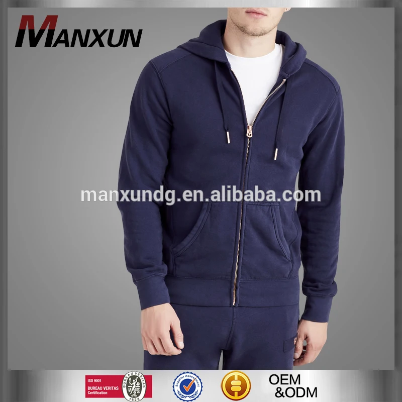 Wholesale Mens Fleece Slim Fit Hoodie And Joggers Cotton Sports Plain Sweat Suits
