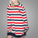 Custom-Red-And-White-Stripe-Longline-Sweatshirt