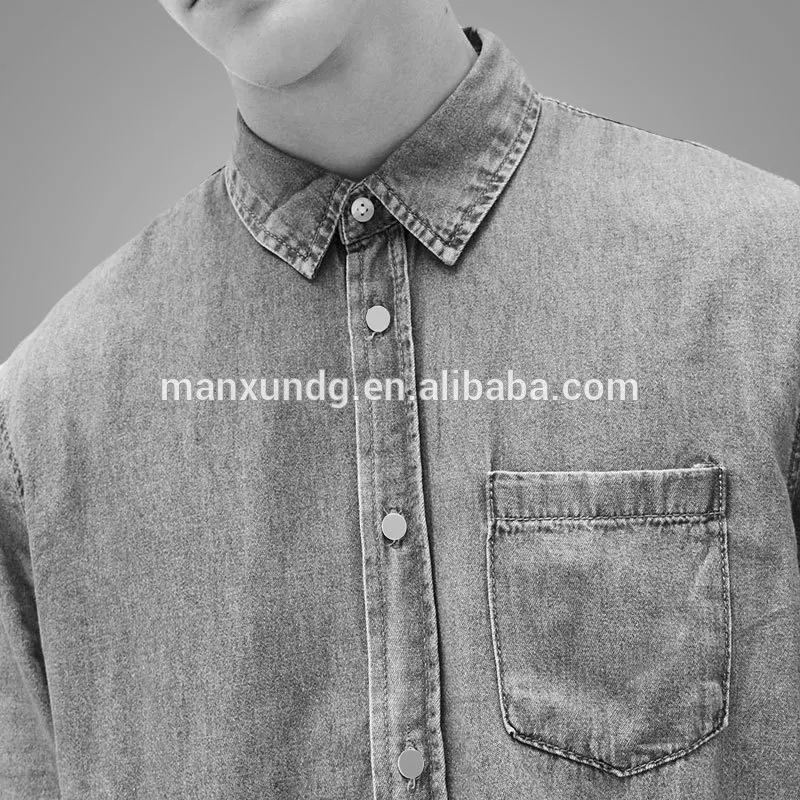 mens denim casual shirts MX201711251035 Details 5