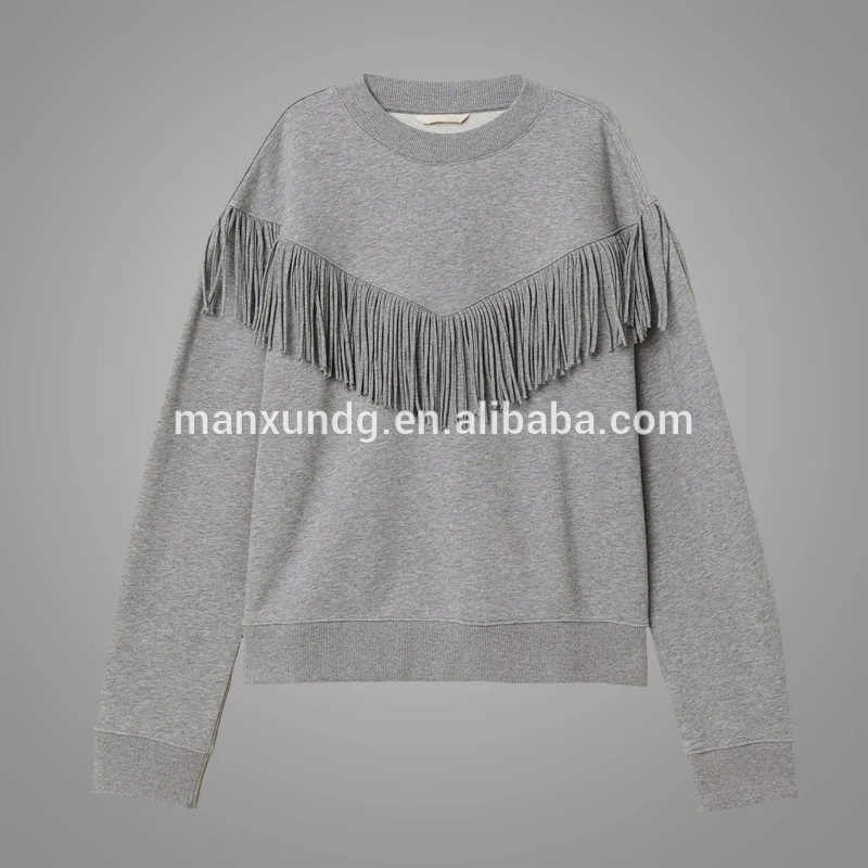  High Quality Pullover Sweatshirt Without Hood For Girls 7