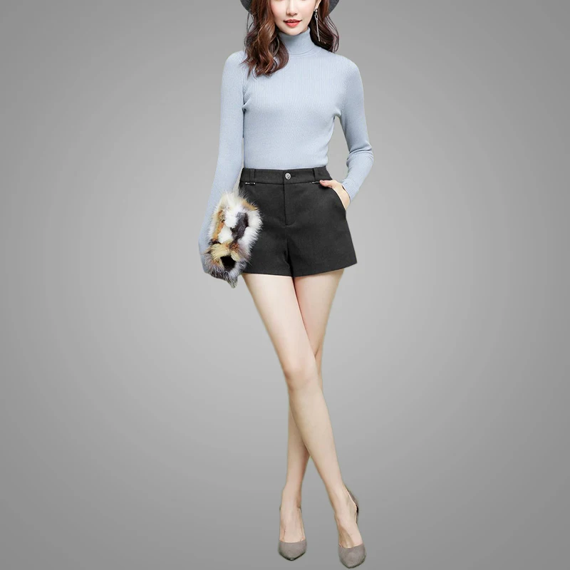 Womens Japanese Style Loose Simple Fashion Straight Out Wearing Casual Shorts Women Clothing 9