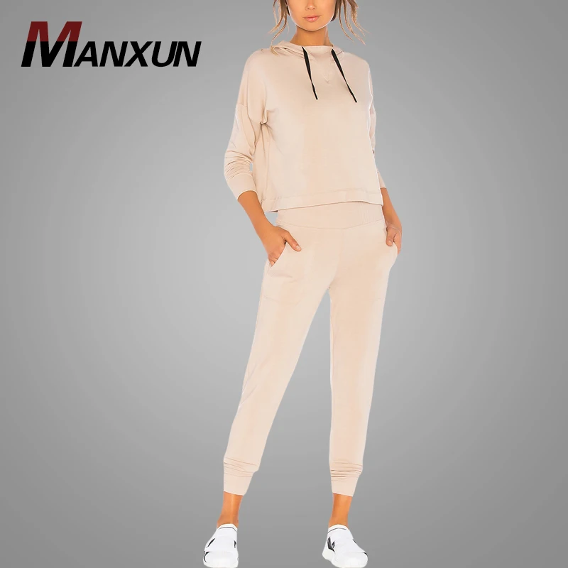 Custom Fashion Womens Hoody Tracksuit Wholesale Women Sweatshirt Hoodies  Clothing Sport Suits 2018