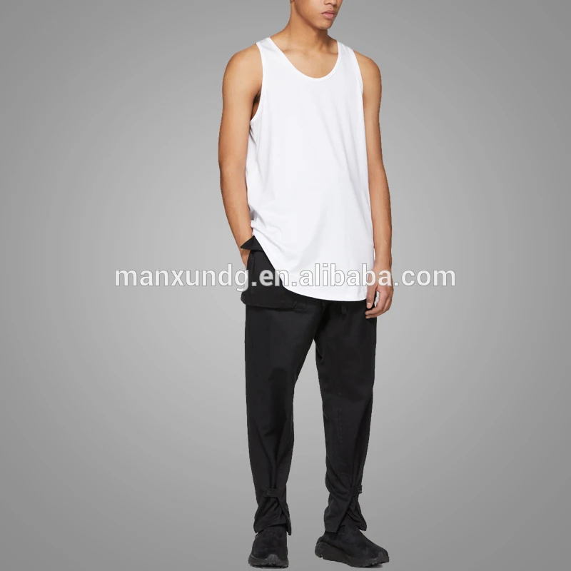 drop armhole cotton vest MANXUN201811301539J Details 7