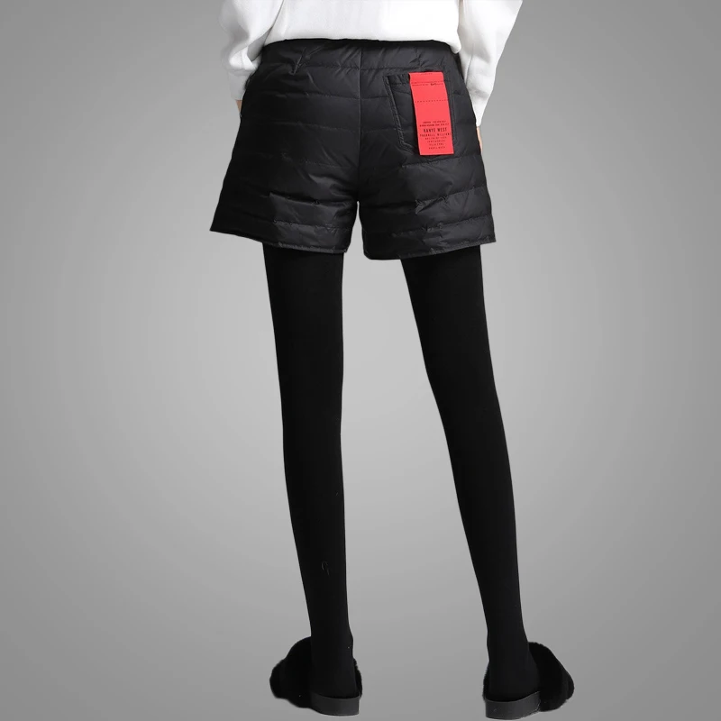 2018 New Womens Commuter Simple Wild Shorts Casual Fashion Personality Down Short Pants 13