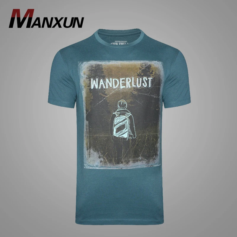 Wholesale Custom Short Sleeve Men's T-shirt Digital Sublimation Printing Casual T-shirt