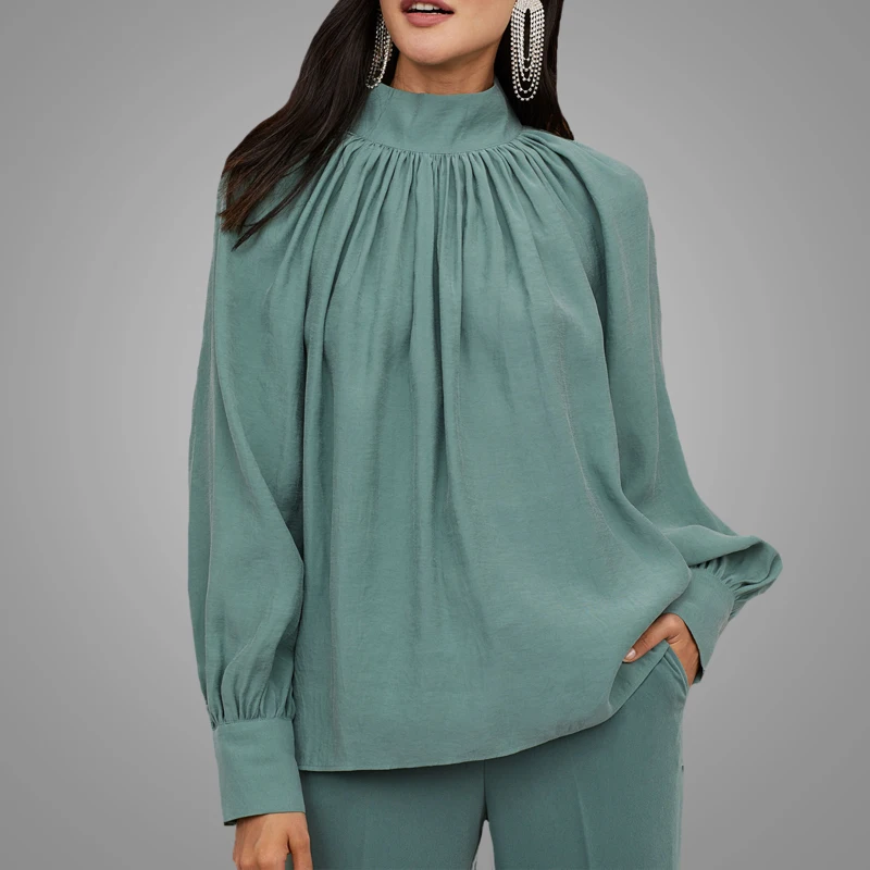 balloon sleeve blouse ManXun1812271454 Details