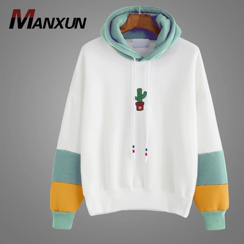 Fashion Hoody Oversized Hoodie Women Striped Sweatshirt Custom Logo Private Label Sweatshirts