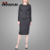New-Design-Fitted-Waist-Ruffle-Women-Two