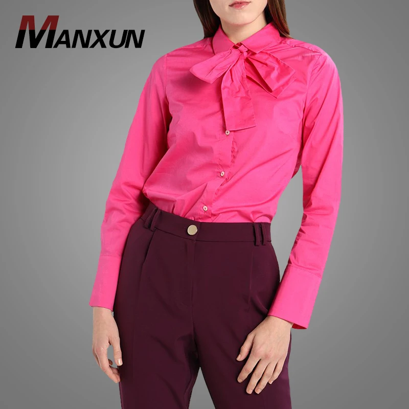 Autumn New Fashion Women Slim Fit Office Blouse New Model Long Sleeve Ladies Office Uniform Design