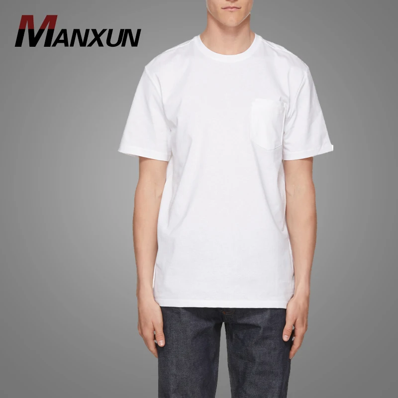 Cheap Short Sleeve Cotton Jersey Mens T Shirt Plain Casual White 100% Cotton T-Shirt For Man