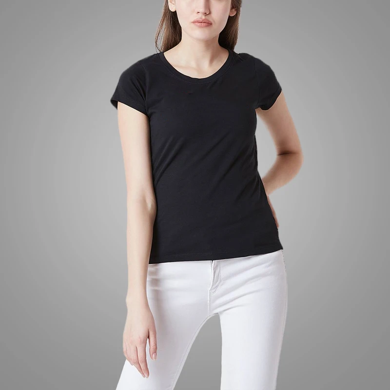 plain round neck t-shirt MX201812271215D Details