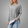 Grey-Long-Sleeve-Button-Back-Patchwork-Tshirt