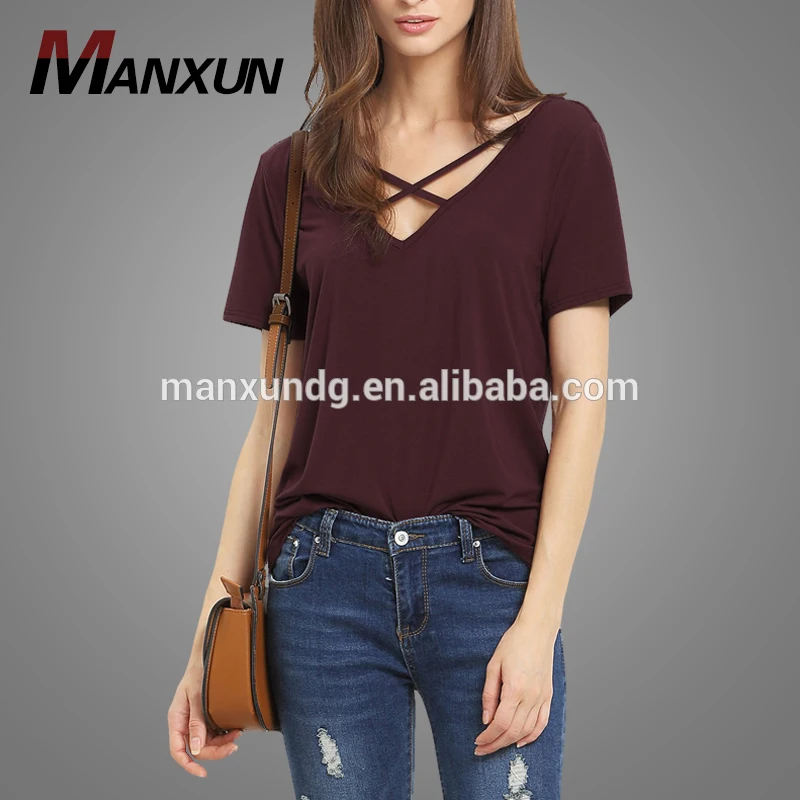 Online Shipping Wholesale Blank T Shirts Tall Custom Tshirt Full Color Casual Women T Shirts Pima Cotton