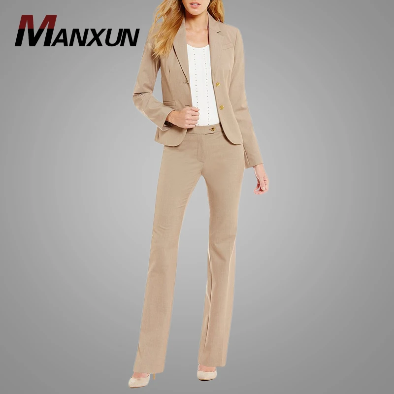 Newest Women 2 piece Set Formal Suit High Quality Ladies Elegant Office Business Suit