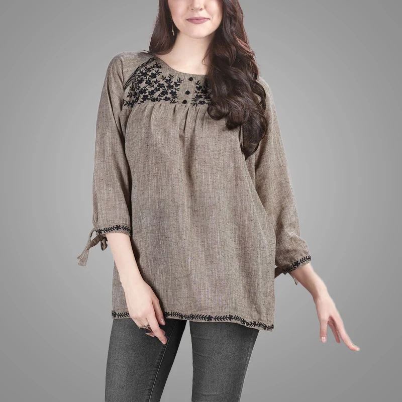  High Quality big sleeve blouse
