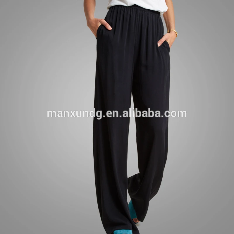 Casual Black Pants manxun1807032040 Details