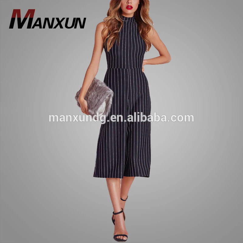Hot Sale One Shoulder Peplum Sexy Ruffle Chiffon Jumpsuit For Women 2017