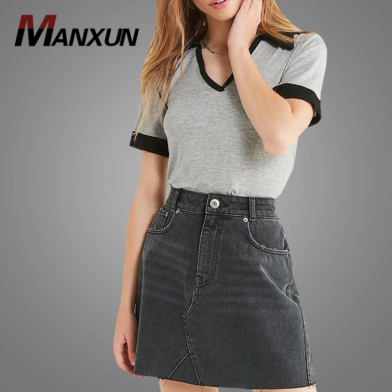 2018 Fashion Design Custom V Neck Polo T Shirt Wholesale Blank Short Sleeve Polo Shirts