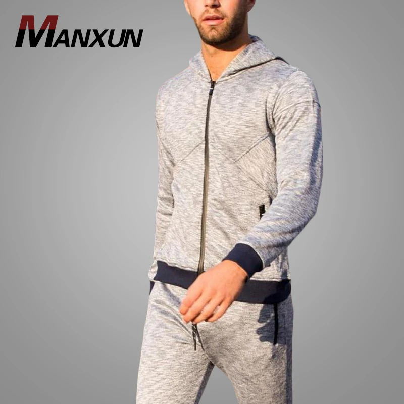 Wholesale Autumn Casual Full Hoodies Men's Zipper Jacket Custom High Quality Solid Man Jacket Hot Sell