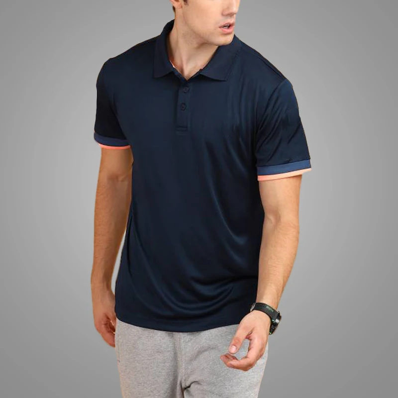 High Quality Solid Color Custom Logo Mens Polo T-shirt Wholesale 100% Cotton Polo Shirt for Men