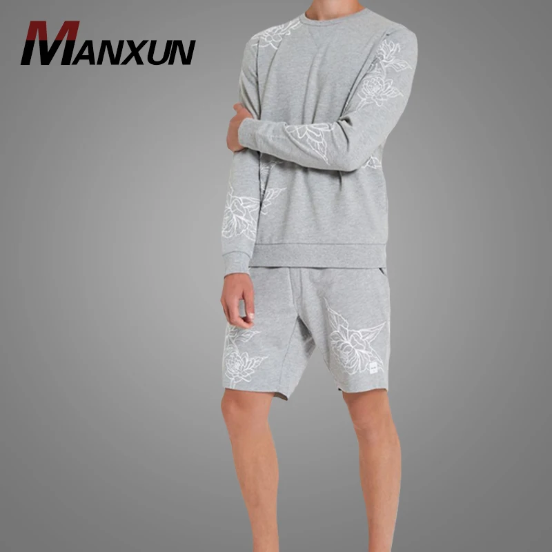 OEM Factory Custom Gym Wear Track Apparel High Quality Print Sport Tops And Shorts Casual Sport Tracksuit