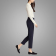 New-Arrival-Black-Stripe-Ankle-length-Women