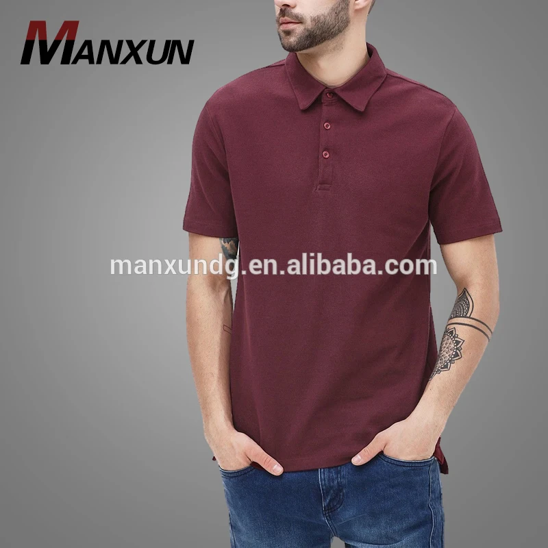 Fashion Simple Plain Fit Mens Polo Shirt Custom Logo Cotton Polo T Shirts