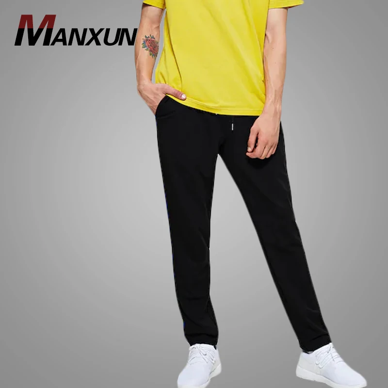 Wholesale Men Rainbow Striped Side Drawstring Waist Pants Hot Sell Mens Sweat Pants Custom Trousers