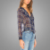 Latest-Design-Plaid-V-neck-Sexy-Women