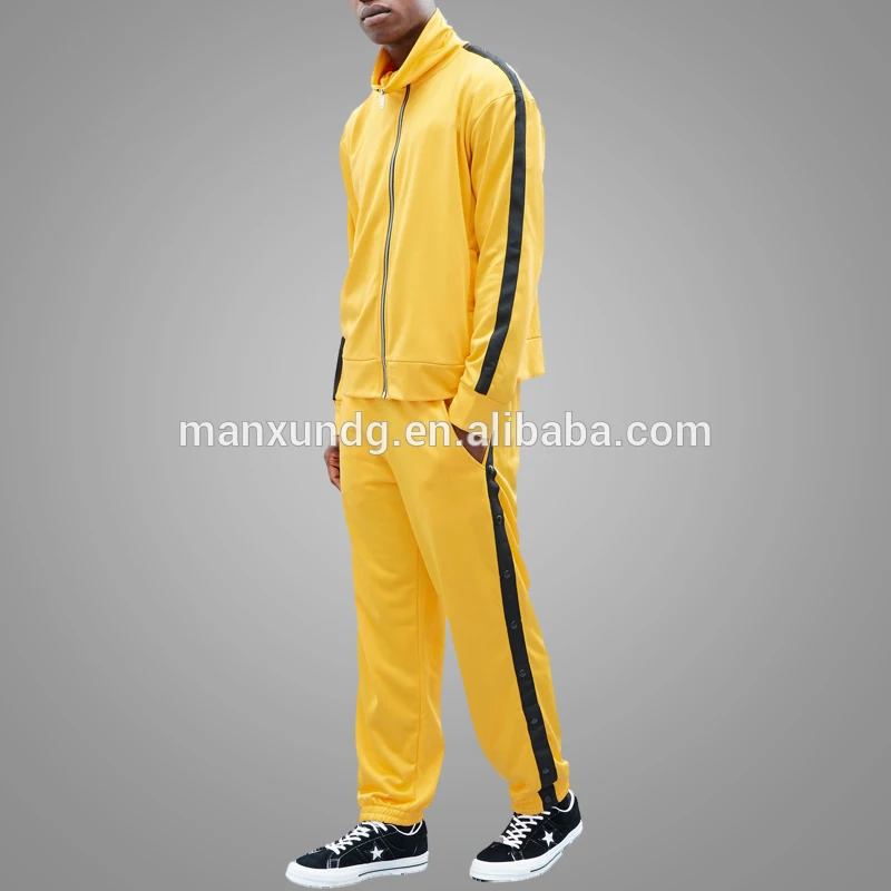 Wholesale Custom Sweatshirt And Sweatpants Sets Slim Fit Mens Plain Gym Sport Tracksuit 3