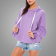 Wholesale-Purple-Oversized-Puff-Sleeve-Women-Hoodie