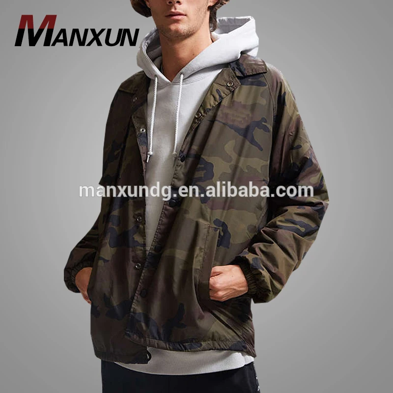 Custom Jackets Men's 2017 Windproof Coat High Quality Camo Jacket For Sale