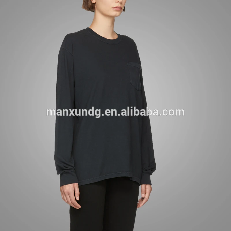  High Quality plain long sleeve t shirt 3