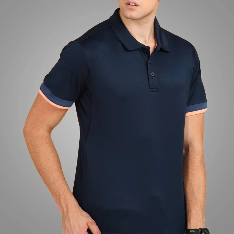 High Quality Solid Color Custom Logo Mens Polo T-shirt Wholesale 100% Cotton Polo Shirt for Men 3