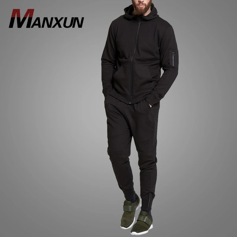 High Quality 100% Polyester Sports Tracksuits For Men Running Tracksuit 2018
