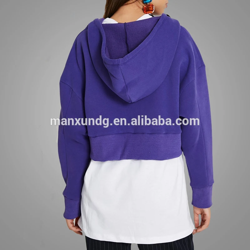 2018 Solid Color Hoody Design Short Coat Newest Casual Long Sleeve Spring Blouse Tops High Popular Oversized Women Apparel 7