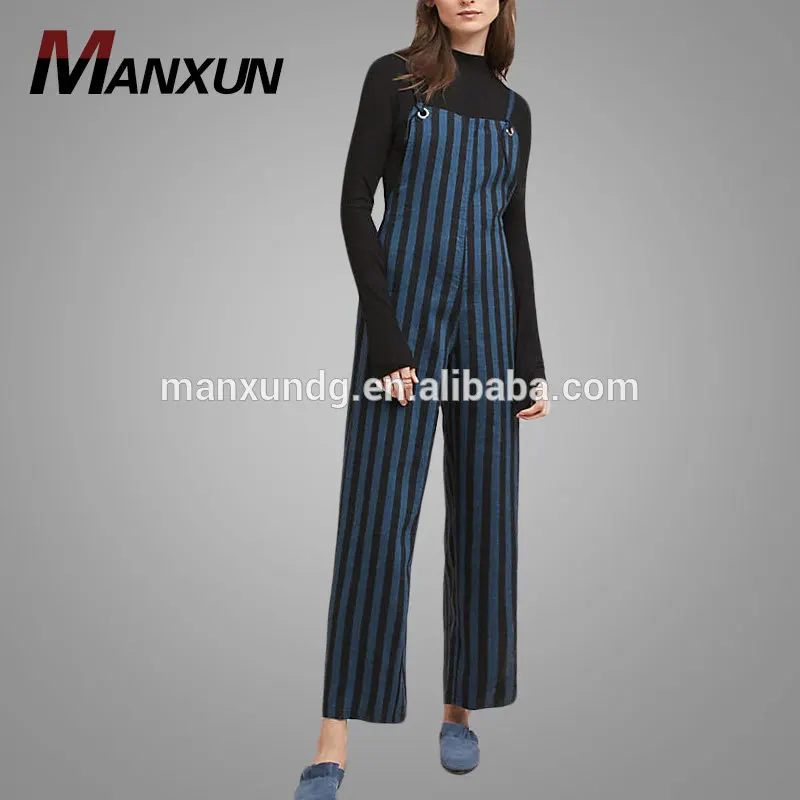 Jumpsuits Women 2018 Striped Trousers Jumpsuits And Rompers Elegant One Piece Breathable Long Pants