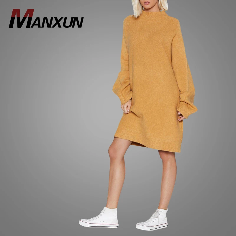 2019 High Quality Sweater Knitting Machine Price Oversized Sweater Dress Women Cashmere Sweater