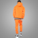 Wholesale-Striped-Hem-Hoodie-Orange-Tracksuit-Hip