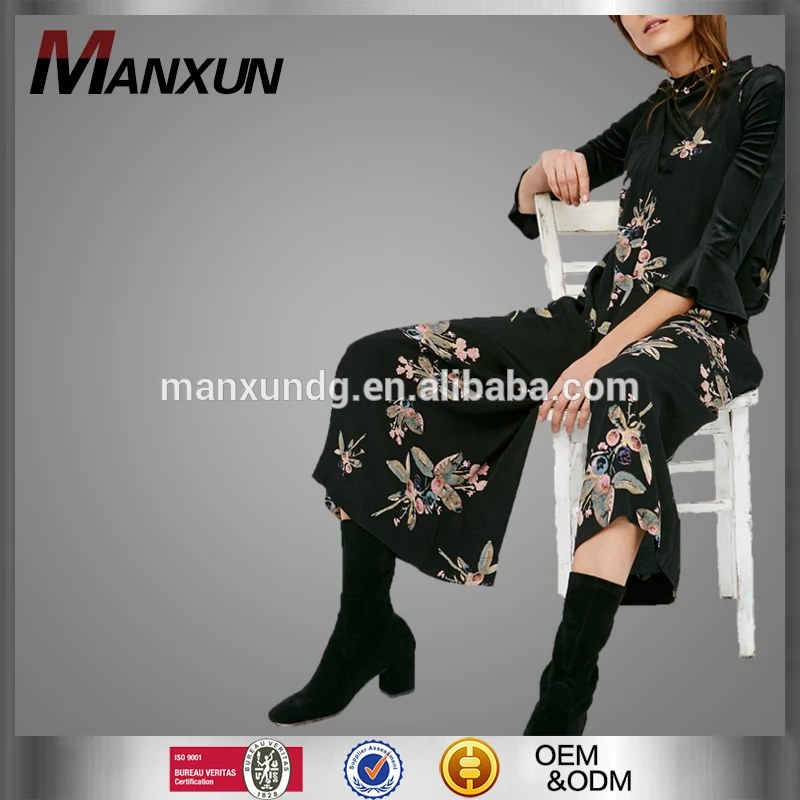 2017 Fashion OEM One Piece Sexy V-neck Spaghetti Strap Jumpsuit Ladies Casual Pant Dress Printing Jumpsuit For Women
