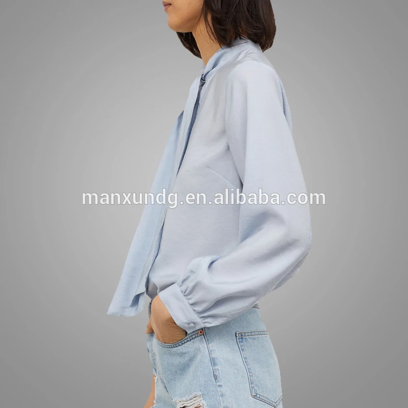 chiffon office blouse for women ManXun1812271721 Details 3