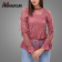 Fashion-Sweet-Embroidered-Transparent-Pink-Lace-Long
