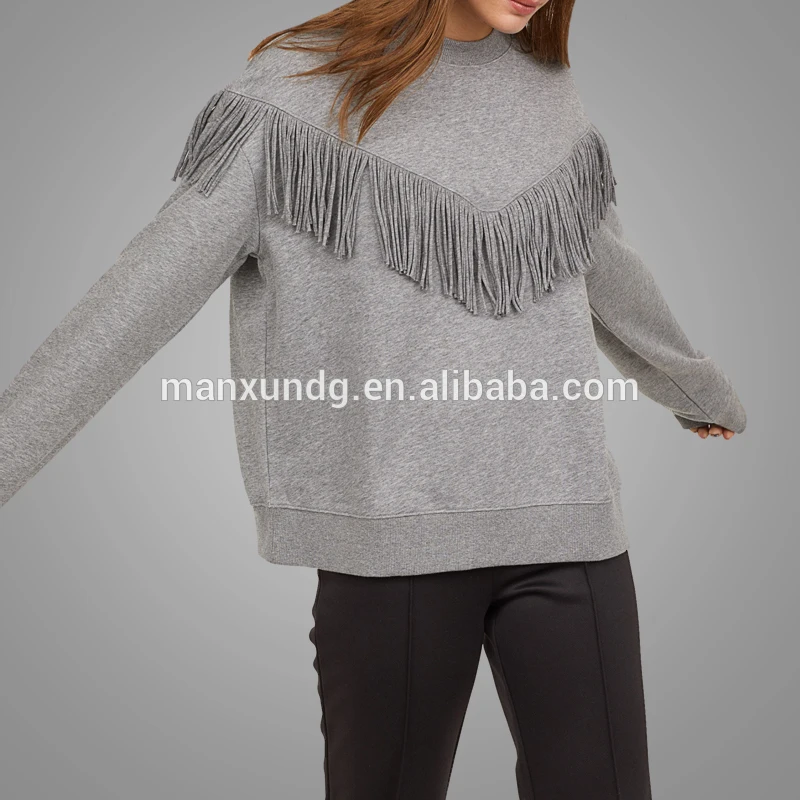  High Quality Pullover Sweatshirt Without Hood For Girls